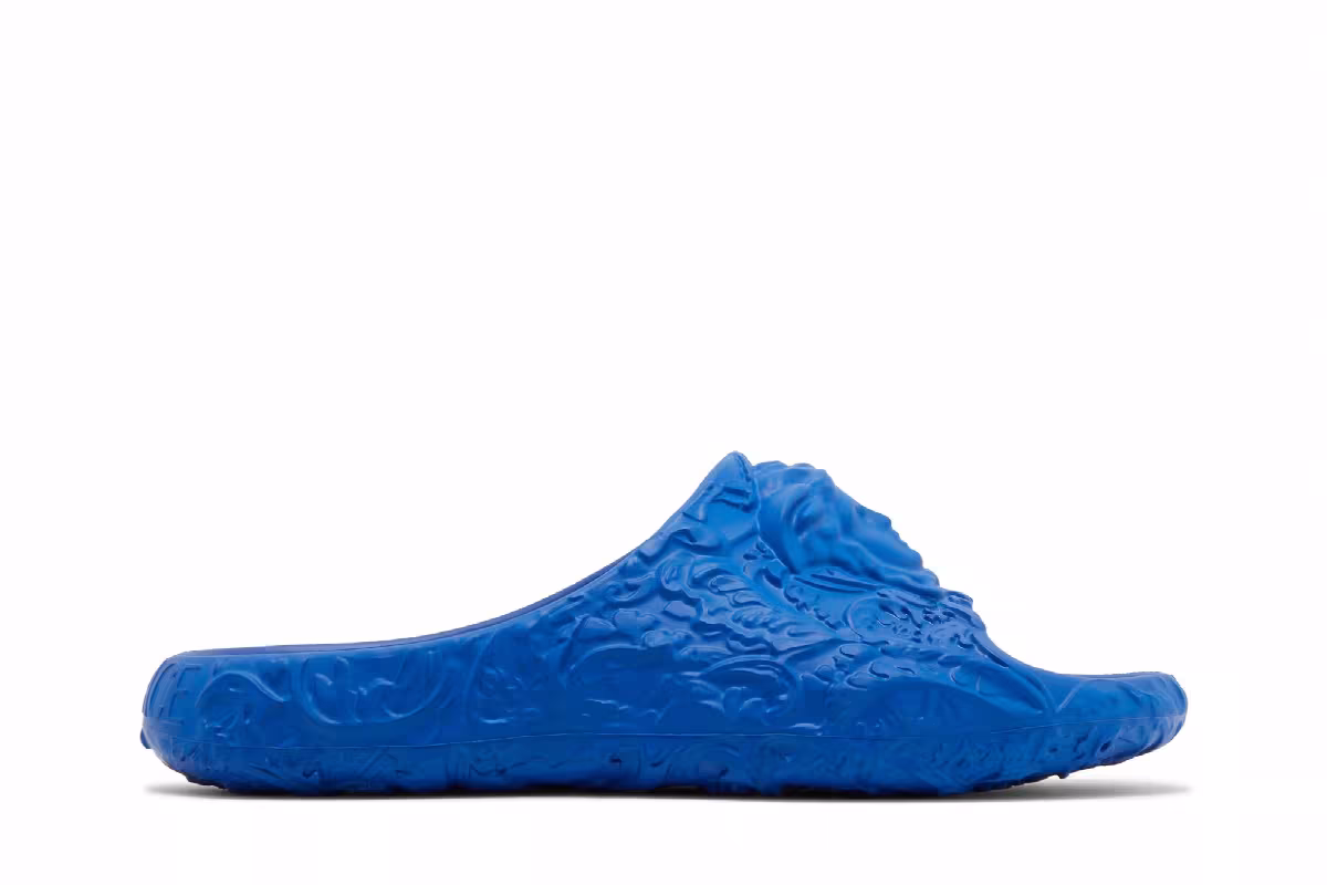 Versace Dimension Pool Slide Royal Blue, view 2