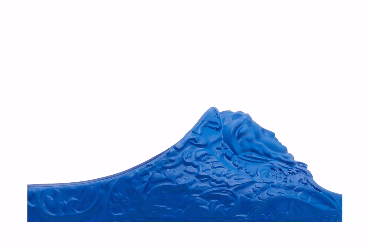 Versace Dimension Pool Slide Royal Blue, view 3