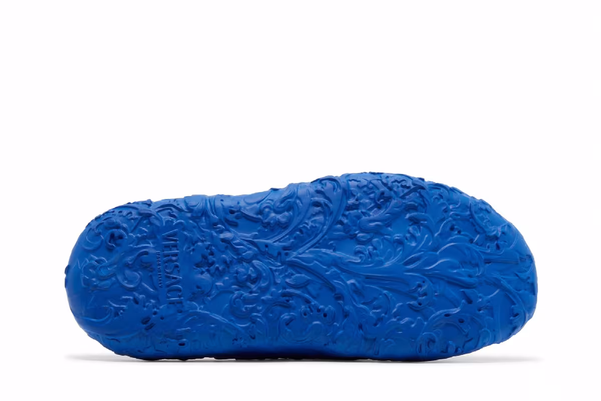 Versace Dimension Pool Slide Royal Blue, view 5