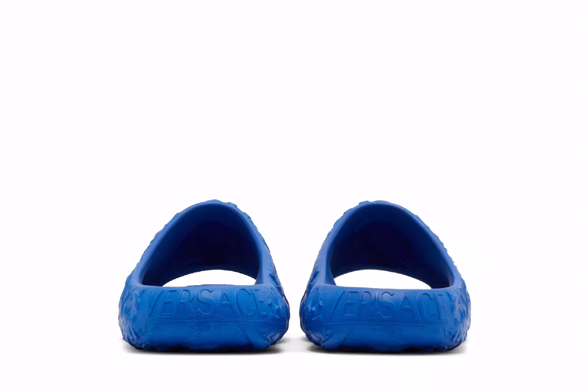 Versace Dimension Pool Slide Royal Blue, view 7