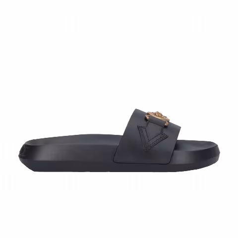 Versace Wmns Slide 'Black Gold Palladium'