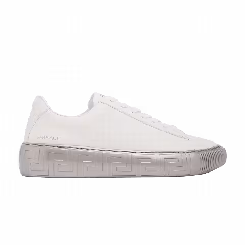 Versace Greca 'White Silver'