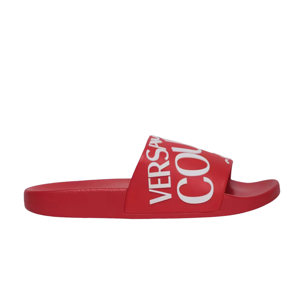 Versace Women's Logo Slide Red