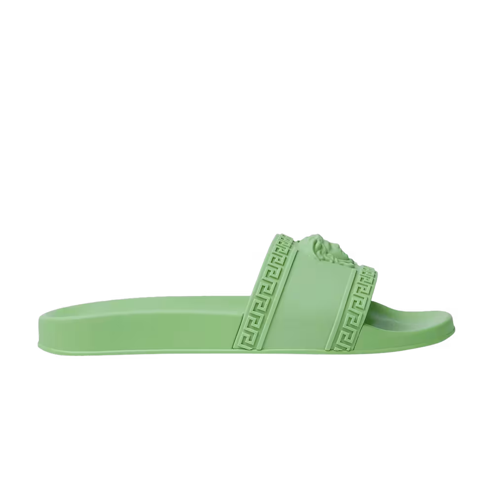 Versace Palazzo Medusa Pool Slide Green