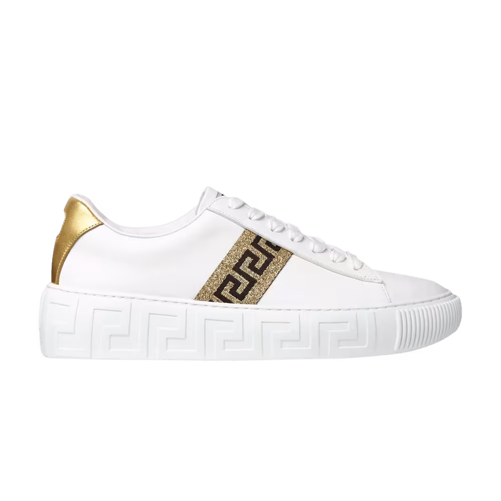 Versace Women's Greca White Gold