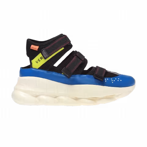 Versace Wmns Chain Reaction Sandal 'Black Blue'