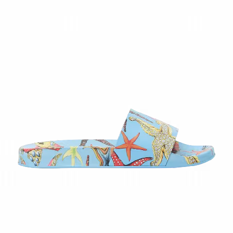 Versace Wmns Slide 'Treasure of the Sea - Blue'