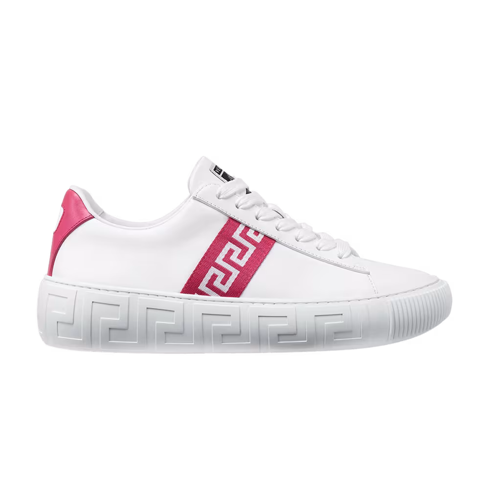 Versace Women's Greca White Pink