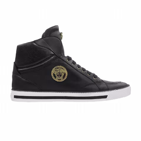 Versace Nappa Leather Signature Mid 'Black'