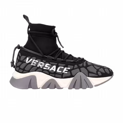 Versace Squalo Knit 'Drawstring - Black'