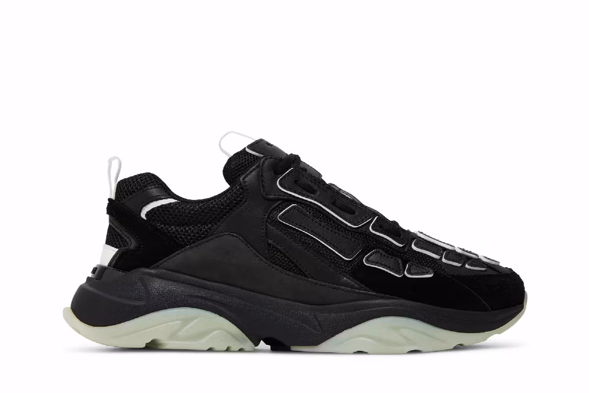Amiri Bone Runner Black, view 2