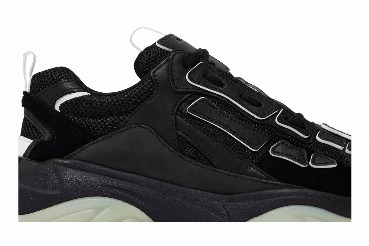 Amiri Bone Runner Black, view 3