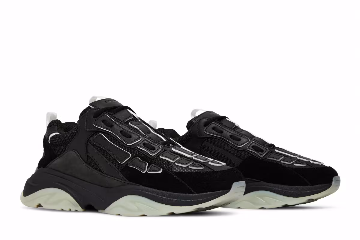 Amiri Bone Runner Black, view 9