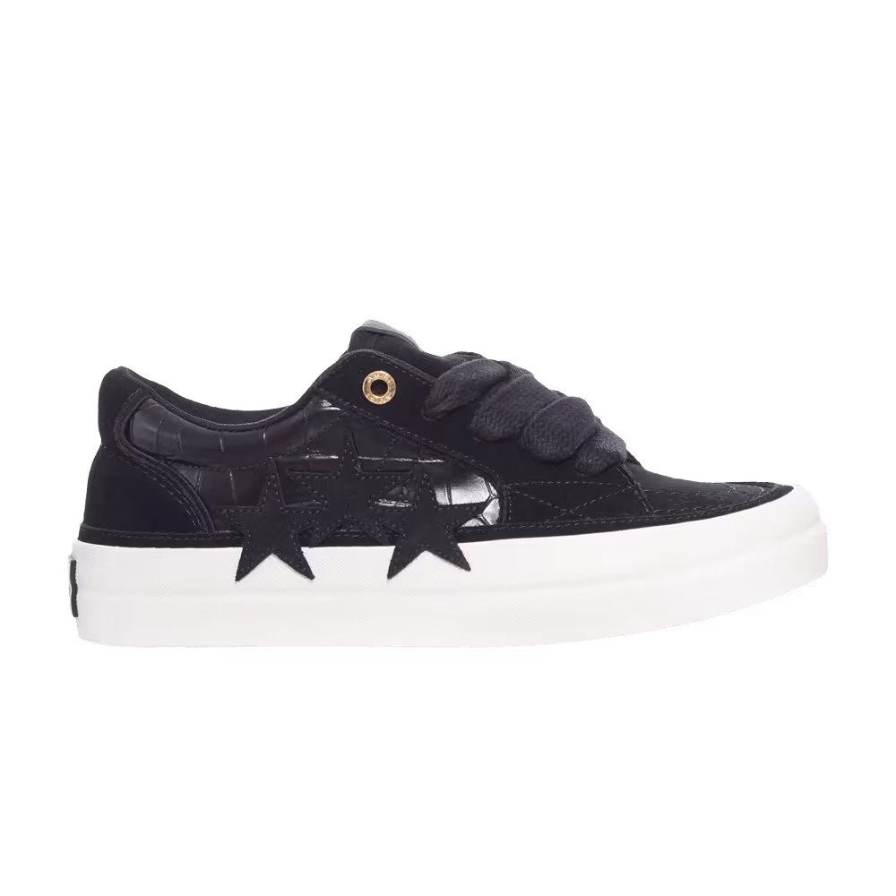 Amiri Sunset Skate Low Croc Debossed - Black