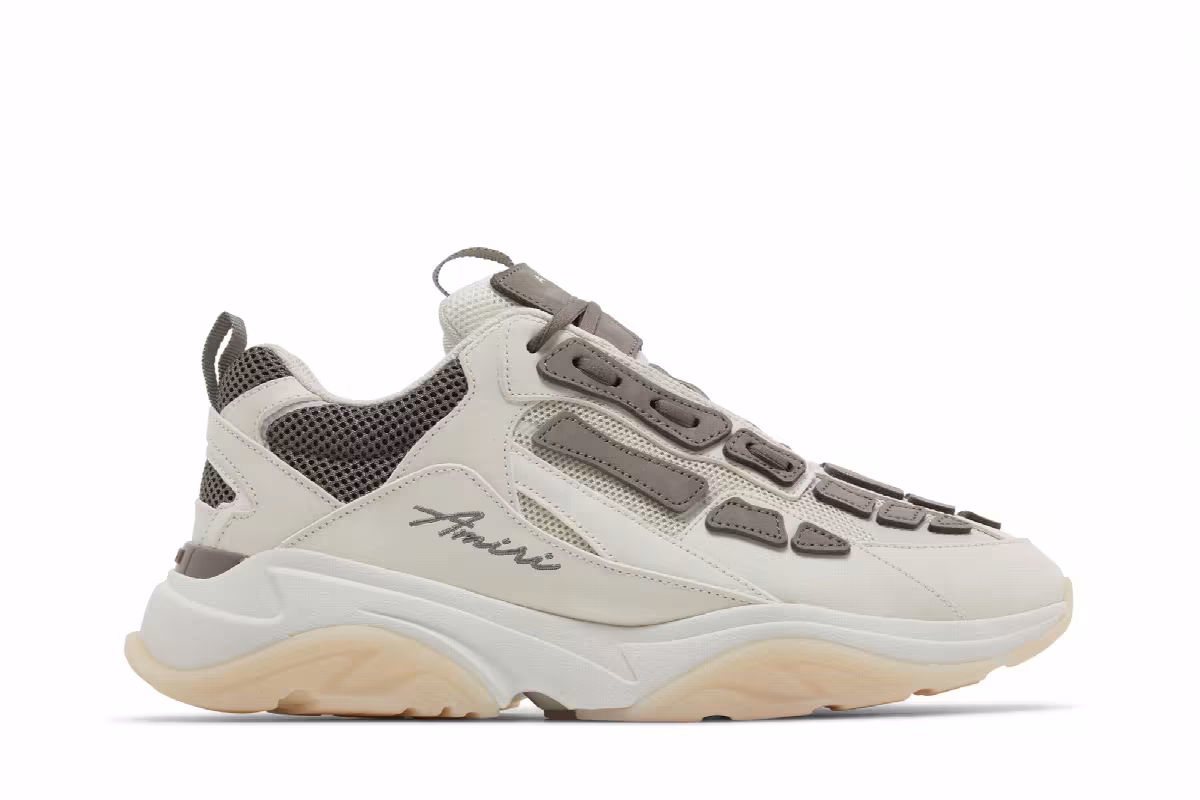 Amiri Bone Runner Alabaster Grey, view 2