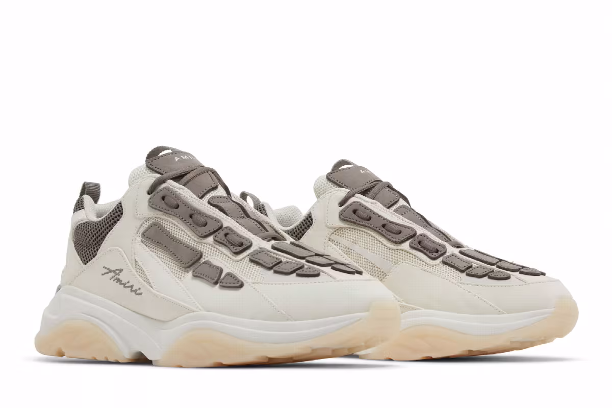 Amiri Bone Runner Alabaster Grey, view 9