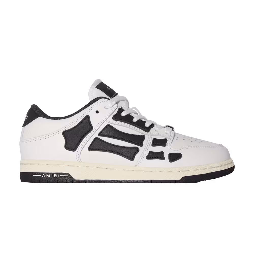 Amiri Skel Top Low Kids White Black