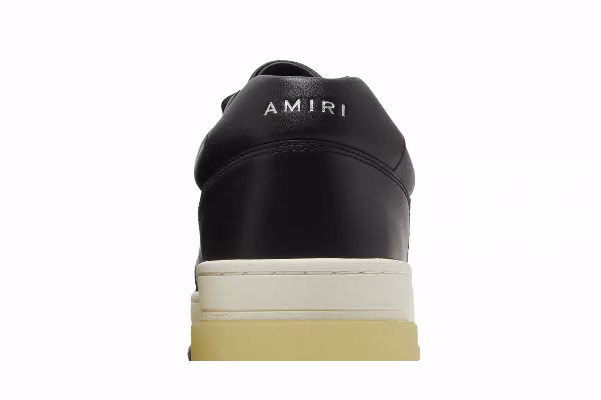 Amiri Stadium Low Black White, view 8
