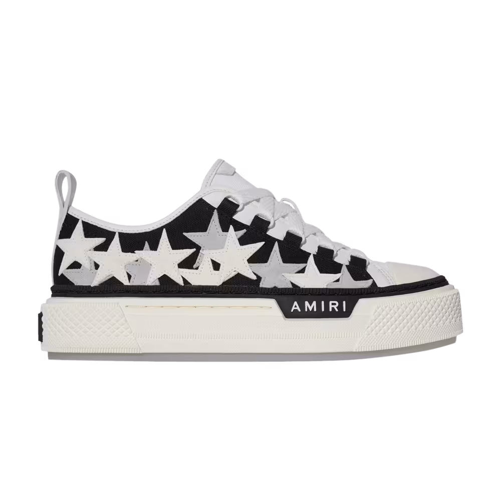 Amiri Women's Stars Court Low Black White