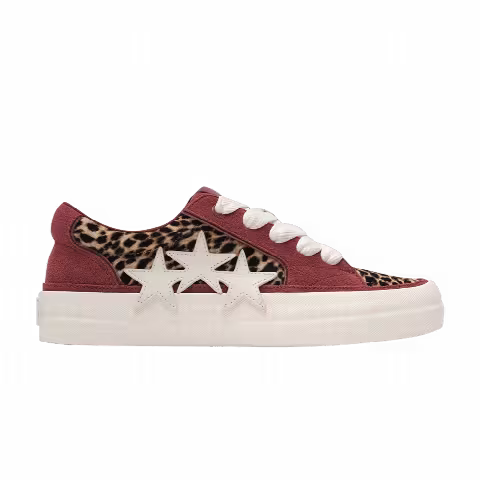 Amiri Sunset Skate Low 'Burgundy Leopard'