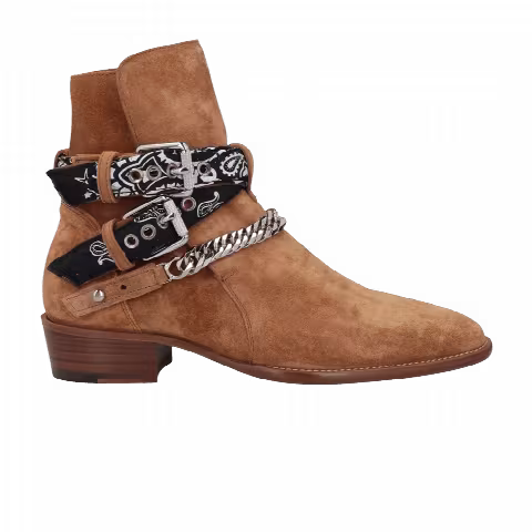 Amiri Wmns Bandana Buckle Boot 'Brown Black'