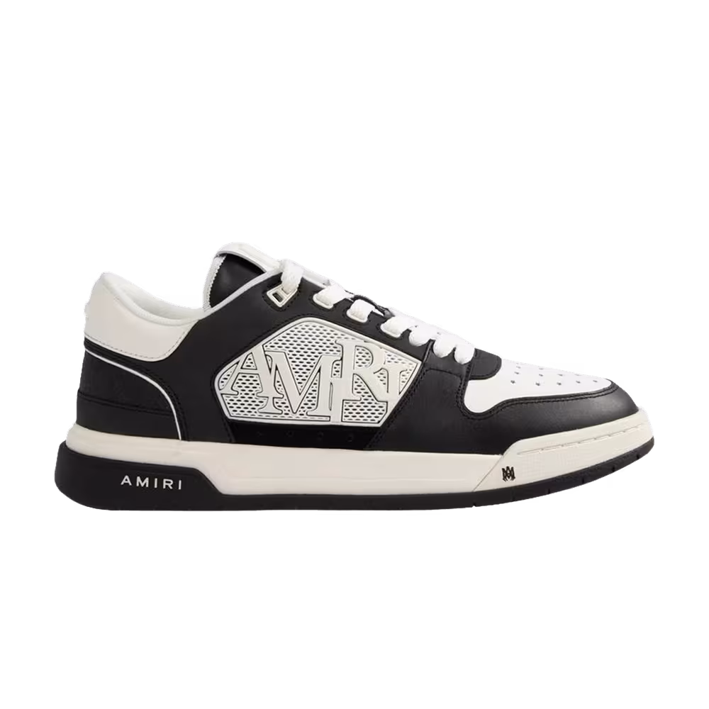 Amiri MA Quad Debossed Classic Low Black White