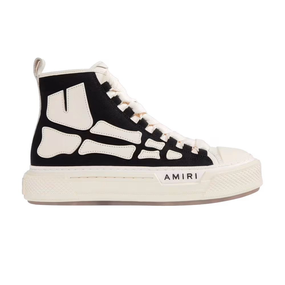 Amiri Skel Court Hi Black White