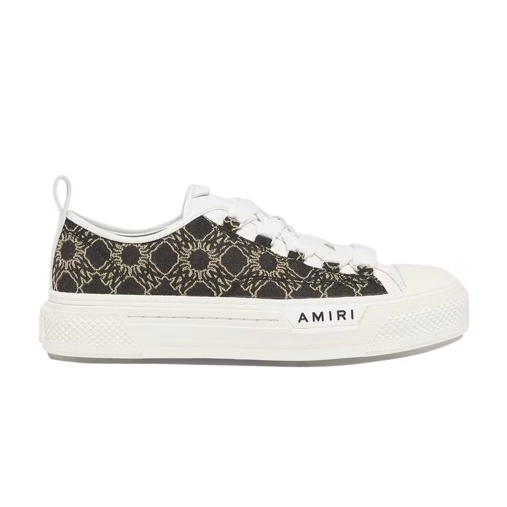 Amiri Court Low MA Quad Jacquard - Black Gold