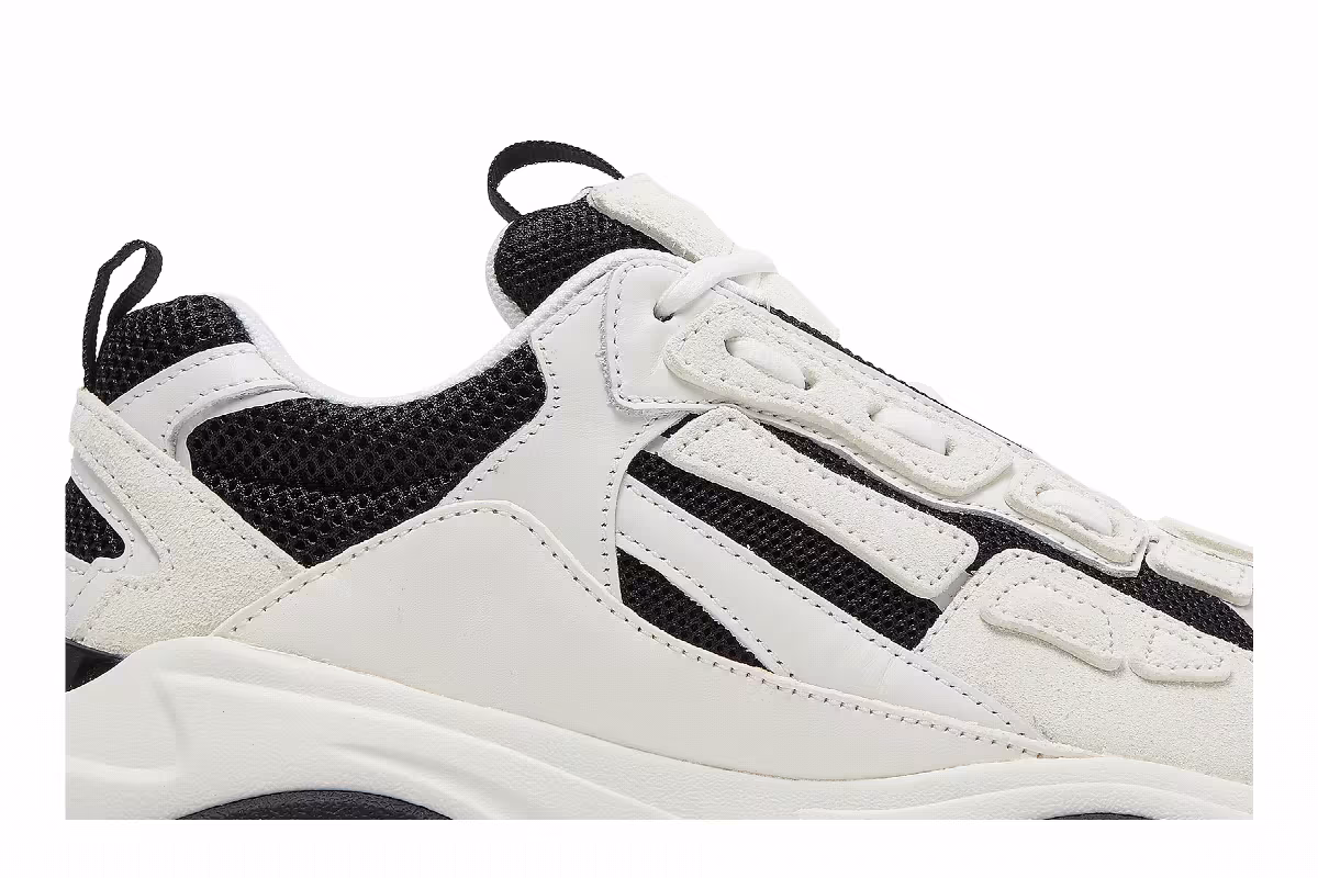 Amiri Bone Runner Black White, view 3
