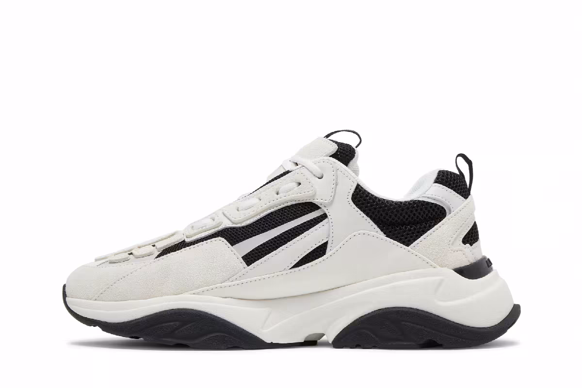 Amiri Bone Runner Black White, view 4