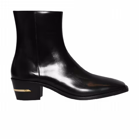 Amiri Metallic Heel Boot 'Black'