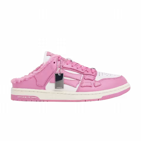 Amiri Wmns Skel Top Mule Shearling 'Pink'