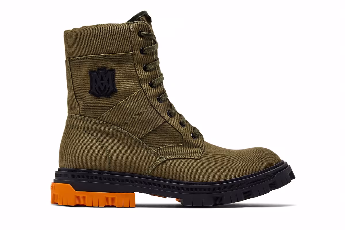 Amiri Combat Boot Military Green, view 2