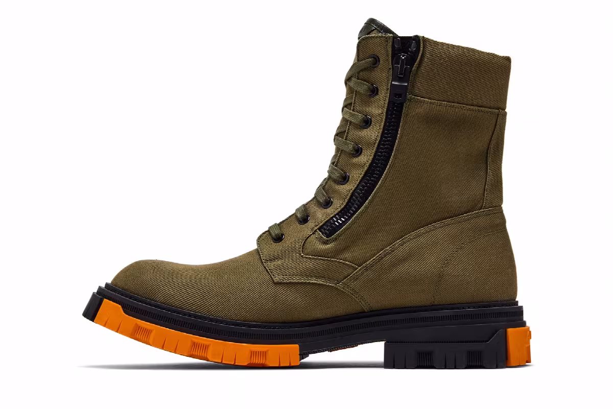 Amiri Combat Boot Military Green, view 4