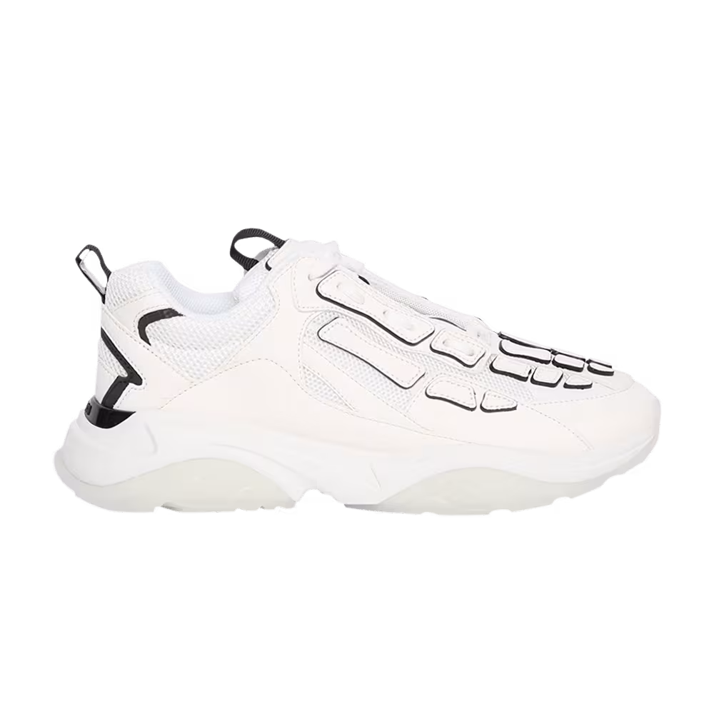 Amiri Women's Bone Runner Low White Black