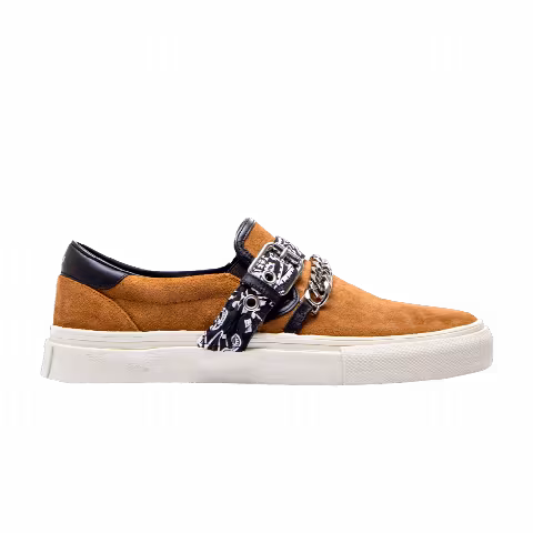 Amiri Bandana Buckle Slip-On 'Brown'