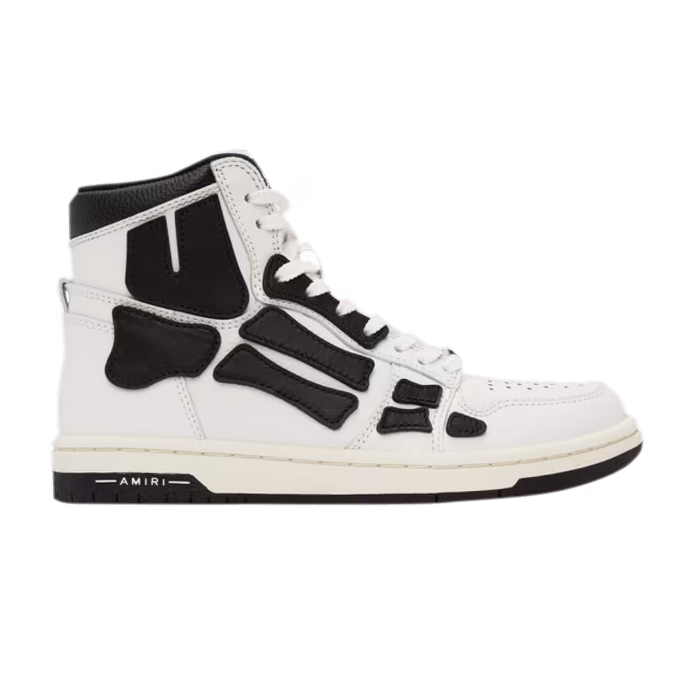 Amiri Women's Skel Top High White Black