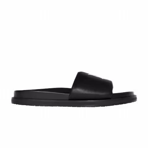 Amiri Leather Slide 'Black White'