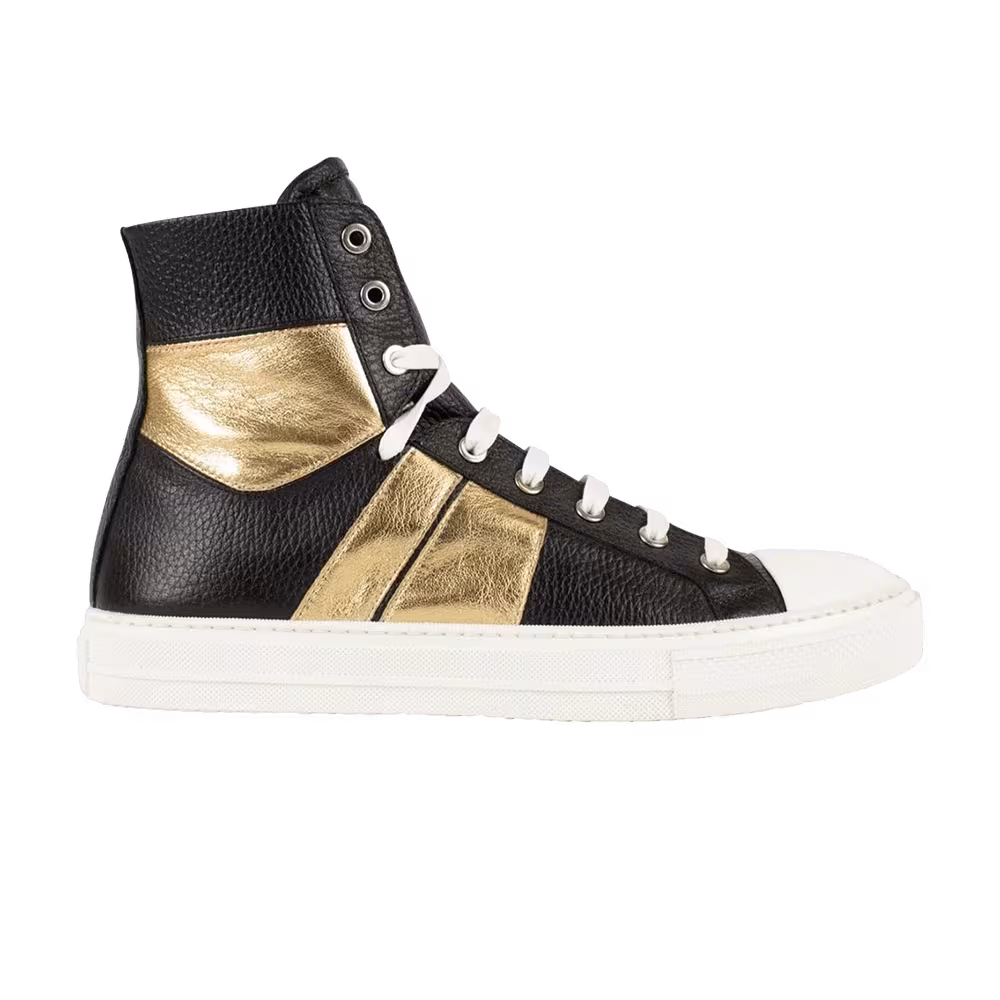 Amiri Sunset Leather Black Gold