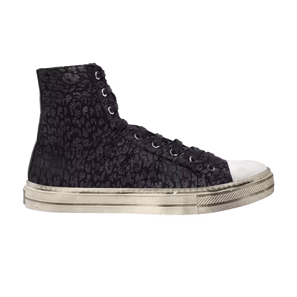 Amiri Sunset Glitter Leopard Black