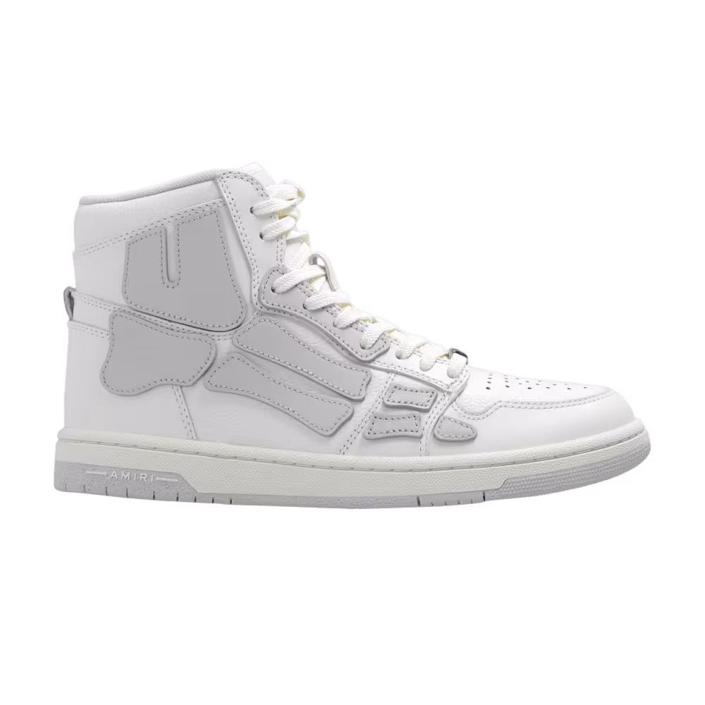 Amiri Women's Skel Top High White Grey