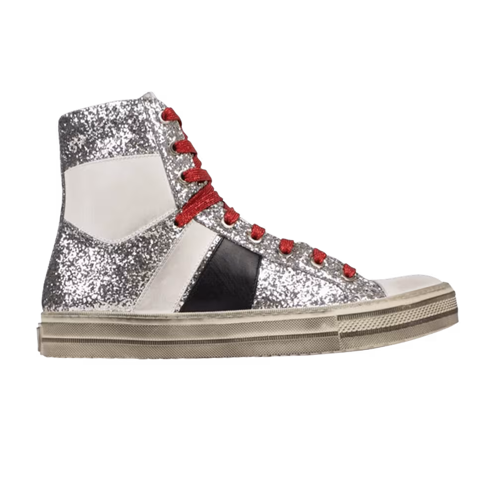 Amiri Sunset High Silver Glitter