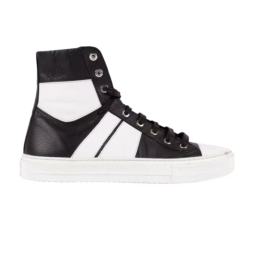 Amiri Sunset Leather Black White