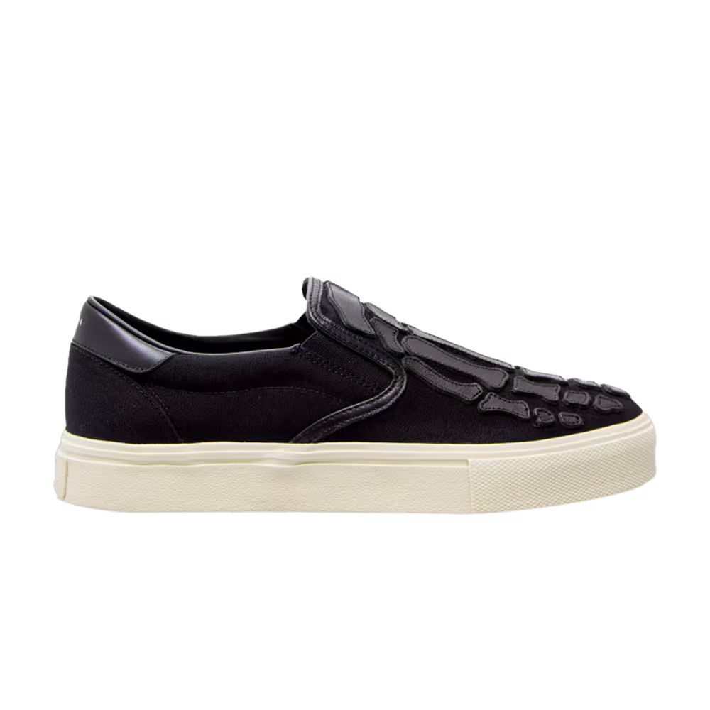 Amiri Slip-On Skeleton Toe - Black