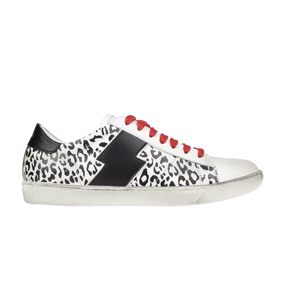 Amiri Women's Viper Leather Snow Leopard