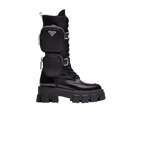 Prada Wmns Monolith Boot Brushed Rois 'Black'