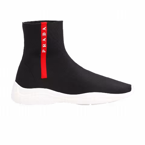 Prada Wmns Logo Sock 'Black'