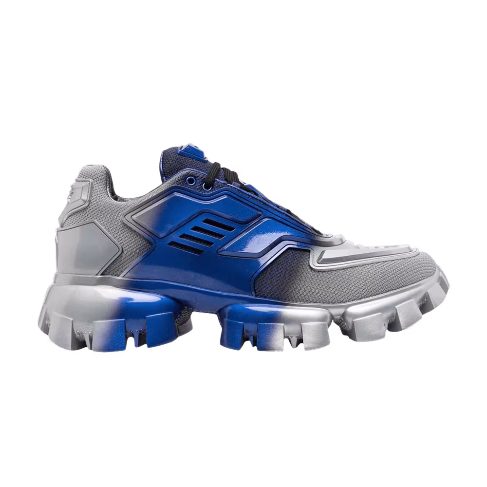 Prada Cloudbust Thunder Knit Anthracite Royal Blue