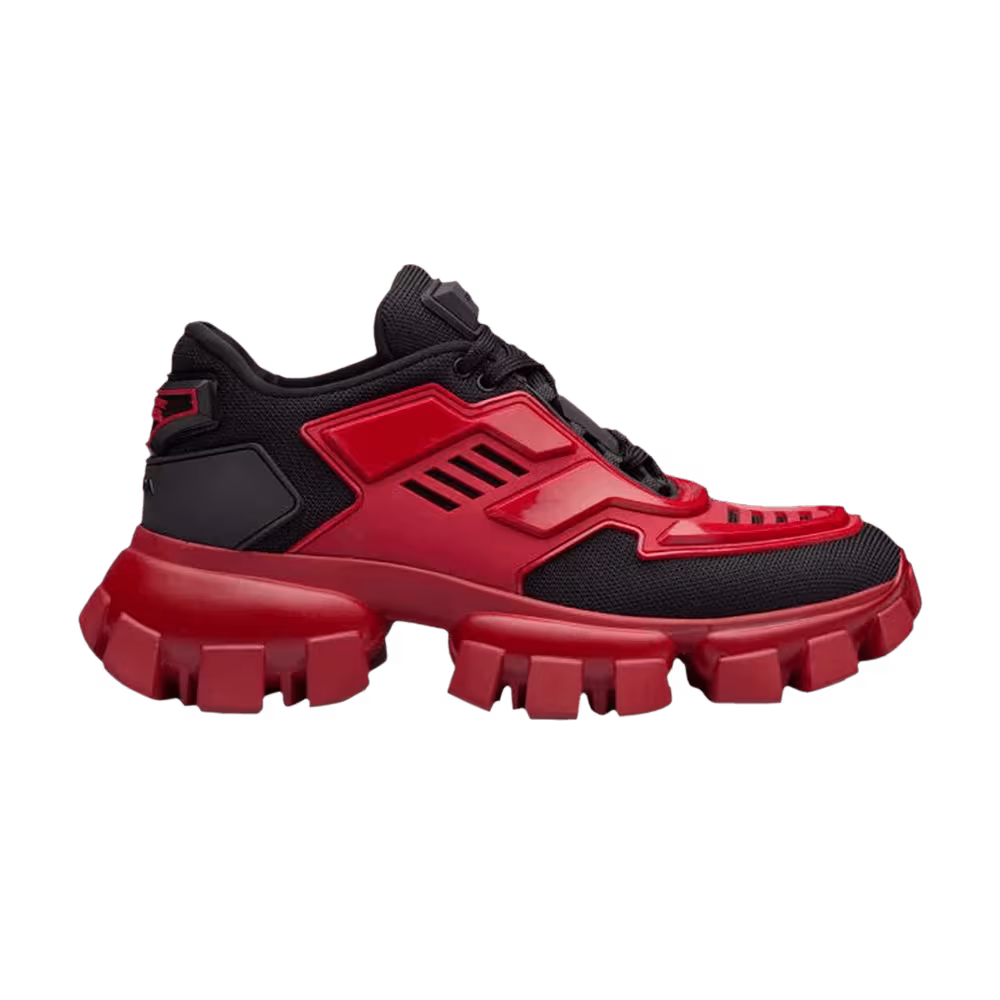 Prada Cloudbust Thunder Knit Red Black