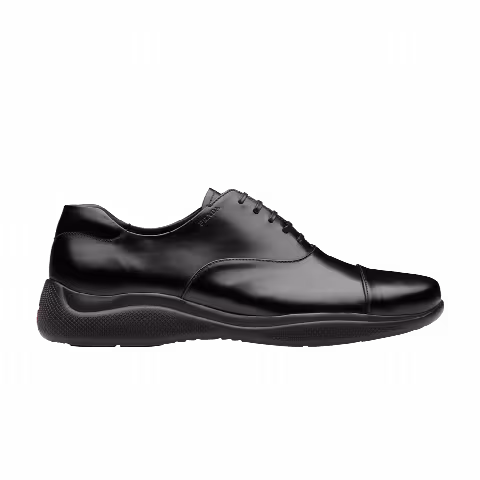 Prada Lace-Up Oxford Sneaker 'Black'